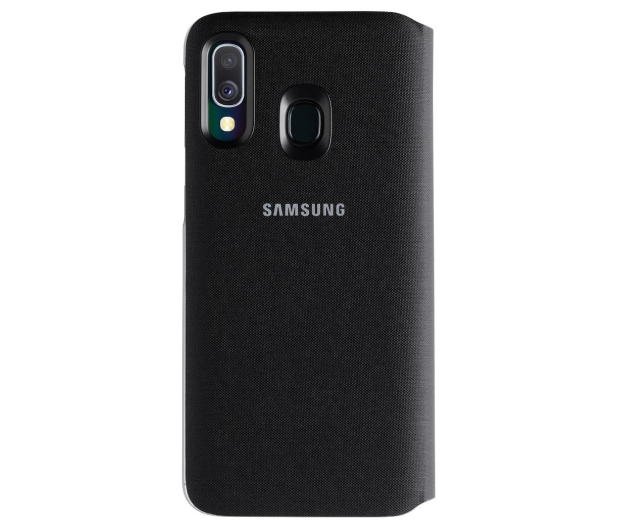 Etui Wallet Cover do Samsung Galaxy A40 czarne - 493076 - zdjęcie 2